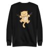 unisex-premium-sweatshirt-black-front-6a179e7ba2eab.jpg Cute Kitten Sweatshirt