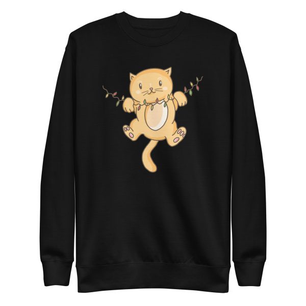 unisex-premium-sweatshirt-black-front-6a179e7ba2eab.jpg Cute Kitten Sweatshirt