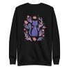 unisex-premium-sweatshirt-black-front-6a17a38ab6d62.jpg Nature Cat Sweatshirt