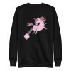 Pink Unicorn Flying Sweatshirt