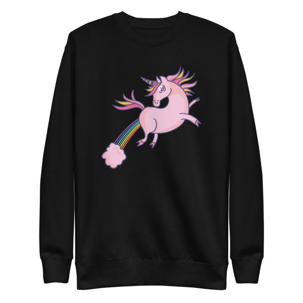 Pink Unicorn Flying Sweatshirt