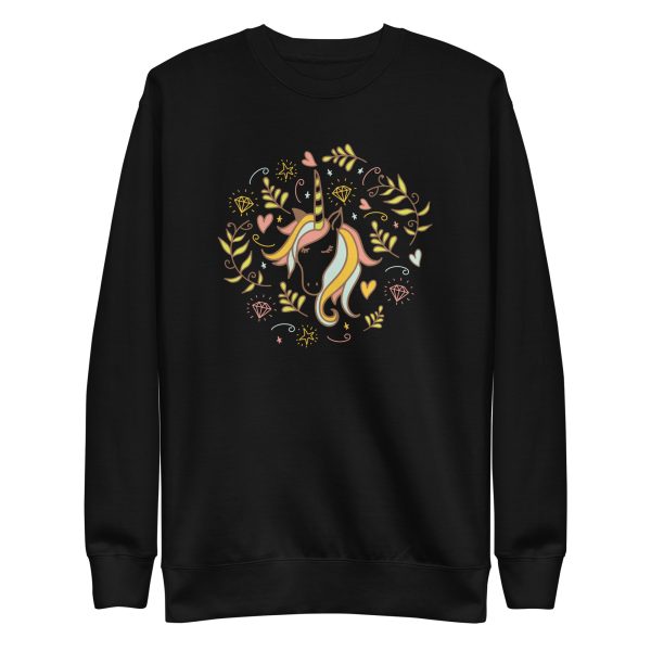 unisex-premium-sweatshirt-black-front-6a17ac0216642.jpg Unicorn Sweatshirt