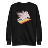 unisex-premium-sweatshirt-black-front-6a17aec427467.jpg Pug Unicorn Sweatshirt