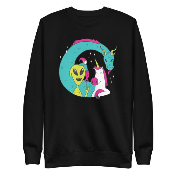 unisex-premium-sweatshirt-black-front-6a17b3e64fd80.jpg Imaginary Friends Sweatshirt