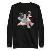 unisex-premium-sweatshirt-black-front-6a17b5148e8b2.jpg Chilling Astronaut Sweatshirt