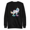 unisex-premium-sweatshirt-black-front-6a17b83e917d2.jpg Unicornsaurus Sweatshirt