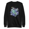 unisex-premium-sweatshirt-black-front-6a17fc359bd3b.jpg Ninja and Unicorn Sweatshirt