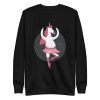unisex-premium-sweatshirt-black-front-6a17fdc0b8a5d.jpg Ballet Unicorn Sweatshirt