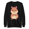 unisex-premium-sweatshirt-black-front-6a1810c33affe.jpg Angry Hamster Sweatshirt