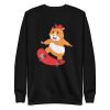 unisex-premium-sweatshirt-black-front-6a18145993f7d.jpg Skater Hamster Sweatshirt