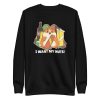 unisex-premium-sweatshirt-black-front-6a181824deff0.jpg Hamster Junk Food Sweatshirt