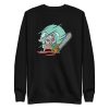 unisex-premium-sweatshirt-black-front-6a181a10761ac.jpg Crazy Bunny Sweatshirt