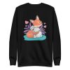 unisex-premium-sweatshirt-black-front-6a181bc85fa3c.jpg Fox and Bunny Hug Sweatshirt