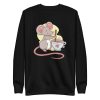 unisex-premium-sweatshirt-black-front-6a182131b84ec.jpg Mouse Stirring Tea Sweatshirt