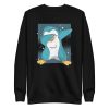 unisex-premium-sweatshirt-black-front-6a18243267583.jpg Penguin Dab Sweatshirt