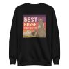 unisex-premium-sweatshirt-black-front-6a182bc1153f5.jpg Best Horse Mom Ever Sweatshirt