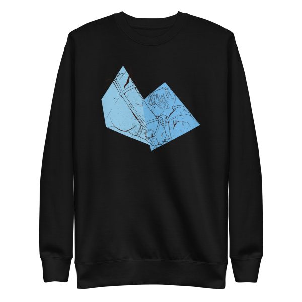 unisex-premium-sweatshirt-black-front-6a182c6f36ca4.jpg Girl Kiss Horse Sweatshirt
