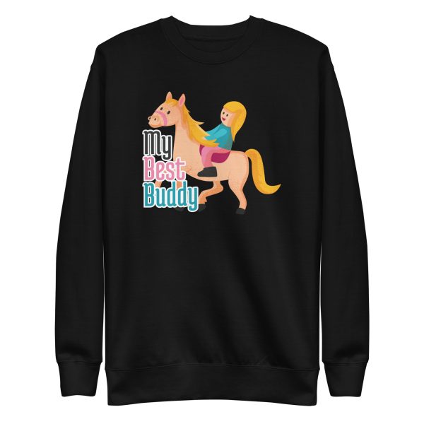 unisex-premium-sweatshirt-black-front-6a182d1f1c327.jpg My Best Buddy Sweatshirt