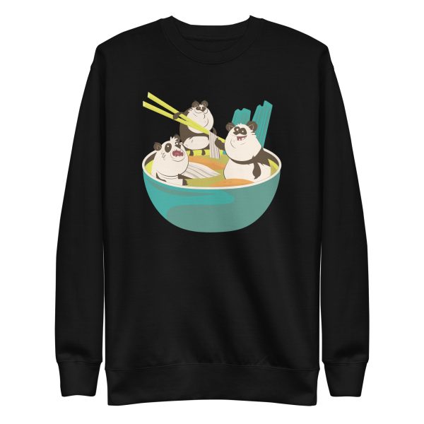 unisex-premium-sweatshirt-black-front-6a182ed1d6ae7.jpg Ramen Pandas Sweatshirt