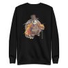 unisex-premium-sweatshirt-black-front-6a182f9de6fa9.jpg Steampunk Panda Sweatshirt