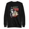 unisex-premium-sweatshirt-black-front-6a18416f91e92.jpg World of Trash Sweatshirt