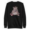 unisex-premium-sweatshirt-black-front-6a1841bb111ef.jpg Dark Angry Rat Sweatshirt