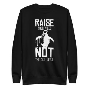 unisex-premium-sweatshirt-black-front-6a18442f3849e.jpg Raise Your Voice Sweatshirt