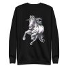 unisex-premium-sweatshirt-black-front-6a184586c1cd1.jpg Watercolor Horse Sweatshirt