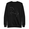 unisex-premium-sweatshirt-black-front-6a18461650b73.jpg Horse Particles Dots Sweatshirt
