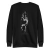 unisex-premium-sweatshirt-black-front-6a18465ea8dae.jpg Hand Drawn Horse Racing Sweatshirt