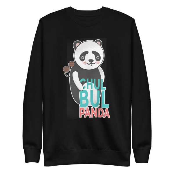 unisex-premium-sweatshirt-black-front-6a1848ed2c717.jpg Chulbul Panda Sweatshirt