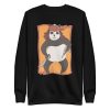 unisex-premium-sweatshirt-black-front-6a18497e614a8.jpg Panda Pirate Sweatshirt