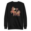 unisex-premium-sweatshirt-black-front-6a184b5da1d52.jpg Horse With Baby Sweatshirt