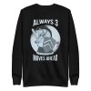 unisex-premium-sweatshirt-black-front-6a18f982bebc3.jpg Chess Horse Sweatshirt