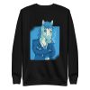 unisex-premium-sweatshirt-black-front-6a191b5a8669b.jpg Horse In Business Suit Sweatshirt
