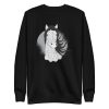unisex-premium-sweatshirt-black-front-6a191c2e53b3d.jpg Mandala Horse Sweatshirt