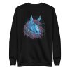 unisex-premium-sweatshirt-black-front-6a191c7b4901d.jpg Neon Horse Sweatshirt