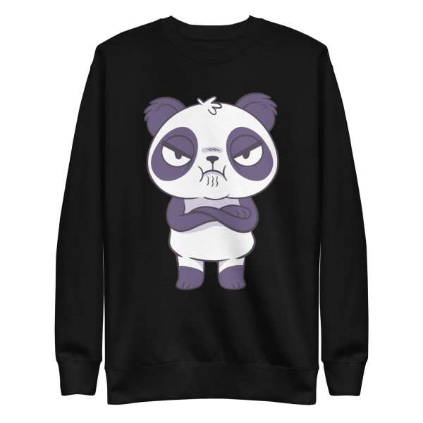 unisex-premium-sweatshirt-black-front-6a191f0cc7eaa.jpg Angry Panda Sweatshirt