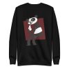 unisex-premium-sweatshirt-black-front-6a1921cbc57a5.jpg Allergic Panda Sweatshirt