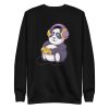 unisex-premium-sweatshirt-black-front-6a193d359d69f.jpg Gamer Panda Sweatshirt