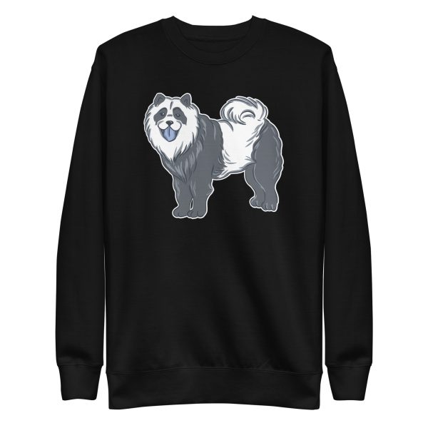 unisex-premium-sweatshirt-black-front-6a194c76b02bf.jpg Chow Chow Panda Sweatshirt