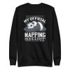 unisex-premium-sweatshirt-black-front-6a19534098d8c.jpg Napping Panda Sweatshirt
