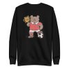 unisex-premium-sweatshirt-black-front-6a195e9f6e3ed.jpg Football Bear Sweatshirt
