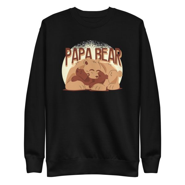 unisex-premium-sweatshirt-black-front-6a195fd68ba5a.jpg Papa Bear Sweatshirt