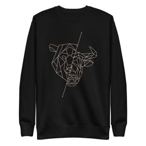 unisex-premium-sweatshirt-black-front-6a1960c406c0b.jpg Bear and Bull Sweatshirt