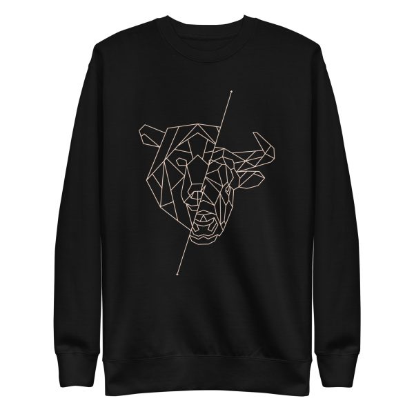unisex-premium-sweatshirt-black-front-6a1960c406c0b.jpg Bear and Bull Sweatshirt
