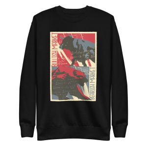unisex-premium-sweatshirt-black-front-6a1963f061547.jpg Bull Bear Market Sweatshirt