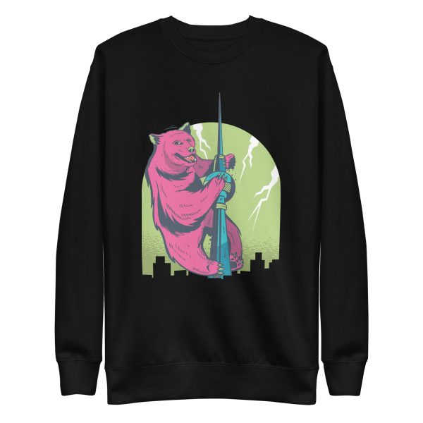 unisex-premium-sweatshirt-black-front-6a19647f32e7c.jpg Bear Tower Sweatshirt