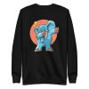 unisex-premium-sweatshirt-black-front-6a196e870f0ab.jpg Dabbing Elephant Sweatshirt