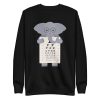 unisex-premium-sweatshirt-black-front-6a197523debb9.jpg Elephant Eye Chart Sweatshirt